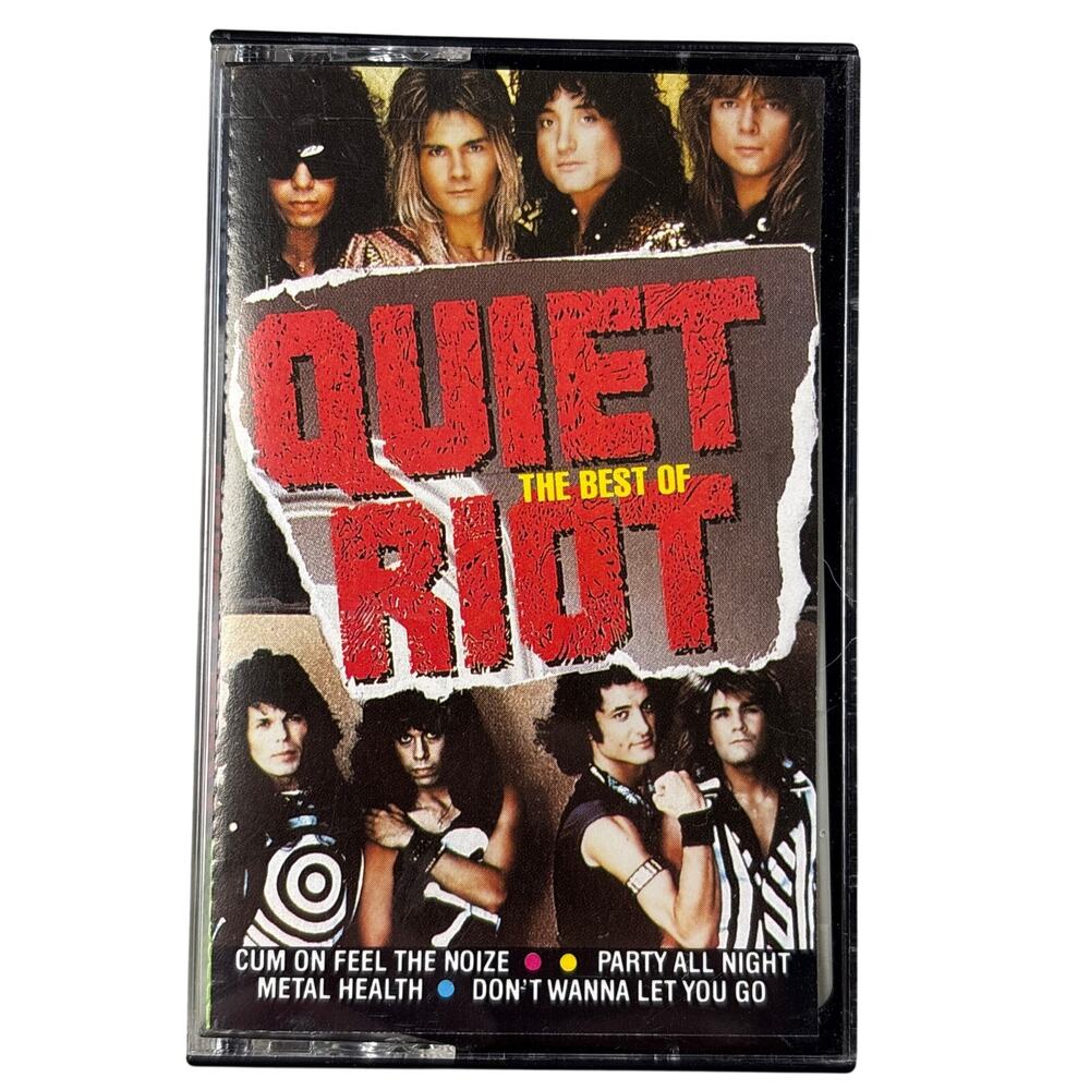 Quiet Riot The Best Of Cassette Tape - CBS Special Products BT 21401 Heavy Metal